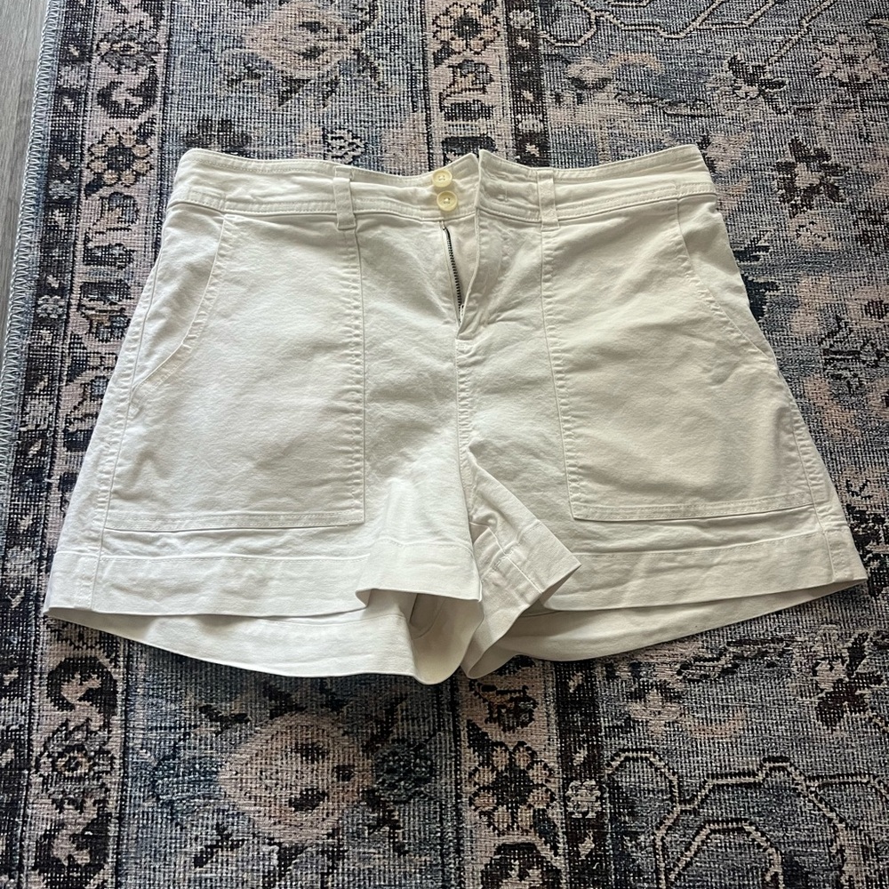 A New Day Women's White High Waist Shorts